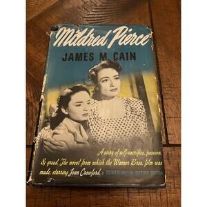 Mildred Pierce Book, 1946, James M. Cain Hardcover, Vintage, Dust Jacket, VTG